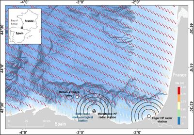 Waves from compact SeaSonde® High Frequency radars in the southeastern Bay of Biscay: measurement performance under different noise and wind conditions